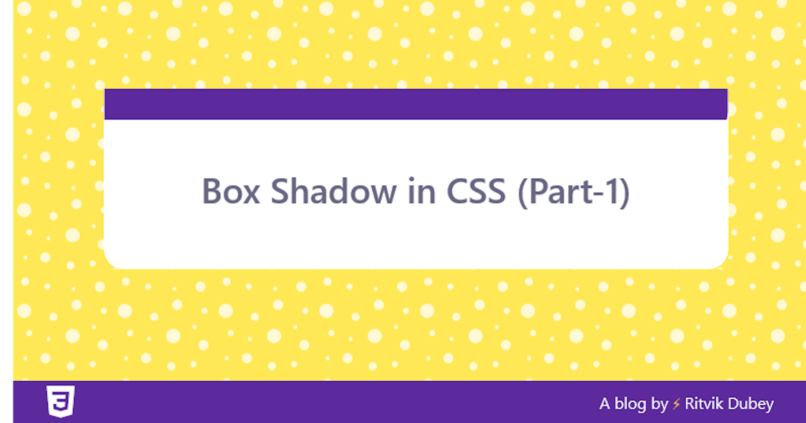 Box Shadow in CSS (Part-1)