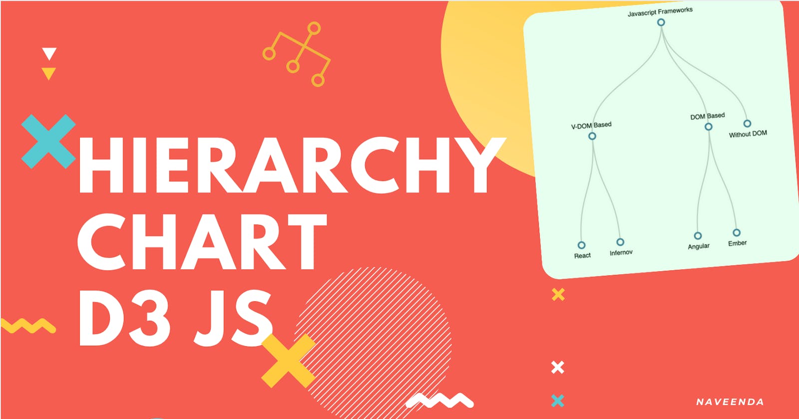 How to create a simple hierarchy chart in d3 js