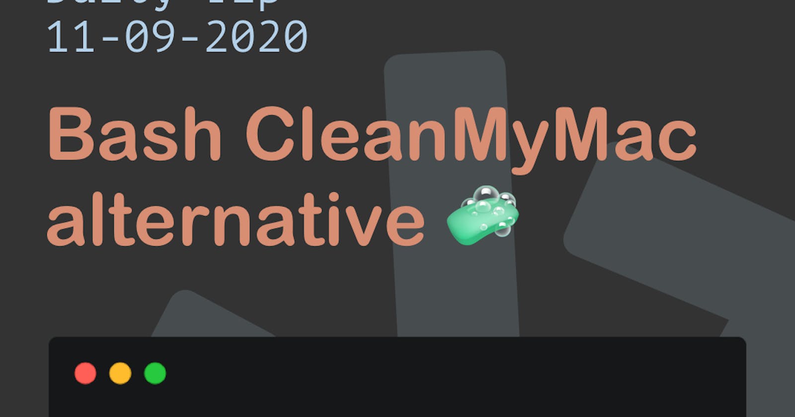 Bash CleanMyMac alternative 🧼