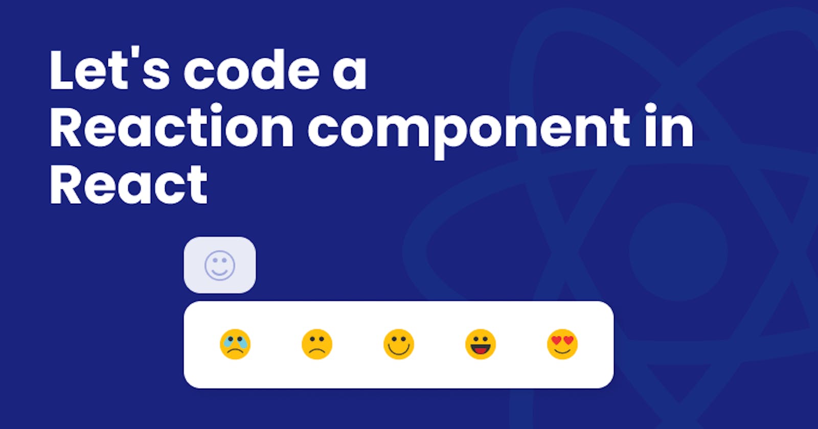 Let's code a Reaction component in React