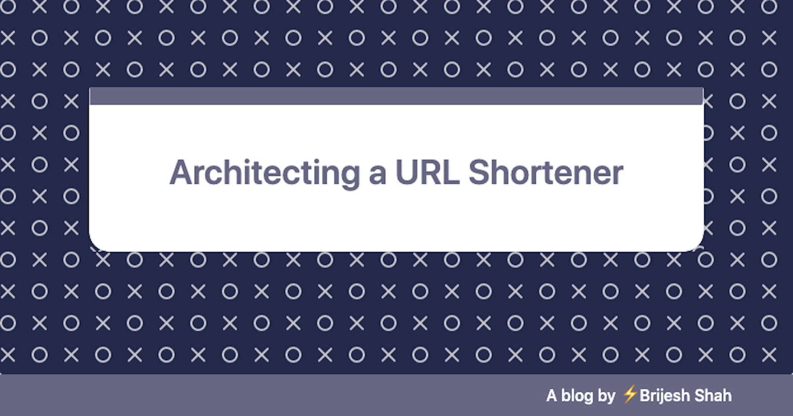 Architecting a URL Shortener