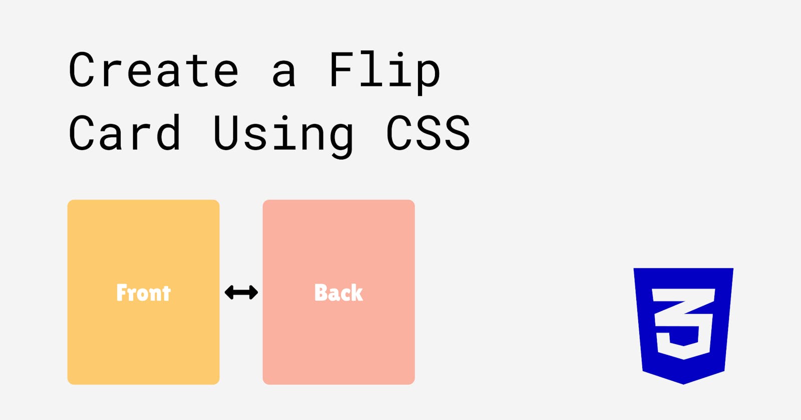 Create a Flip Card Using CSS