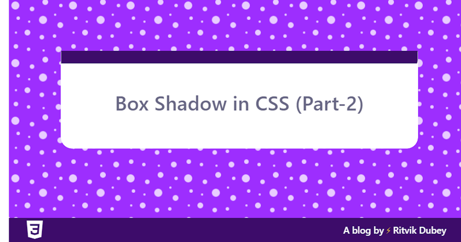 Box Shadow in CSS (Part-2)