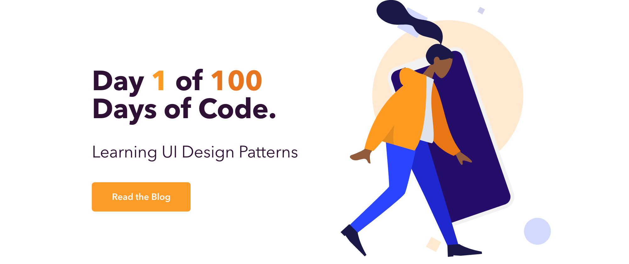 Day 1 of #100daysofcode: Learning UI Design Patterns