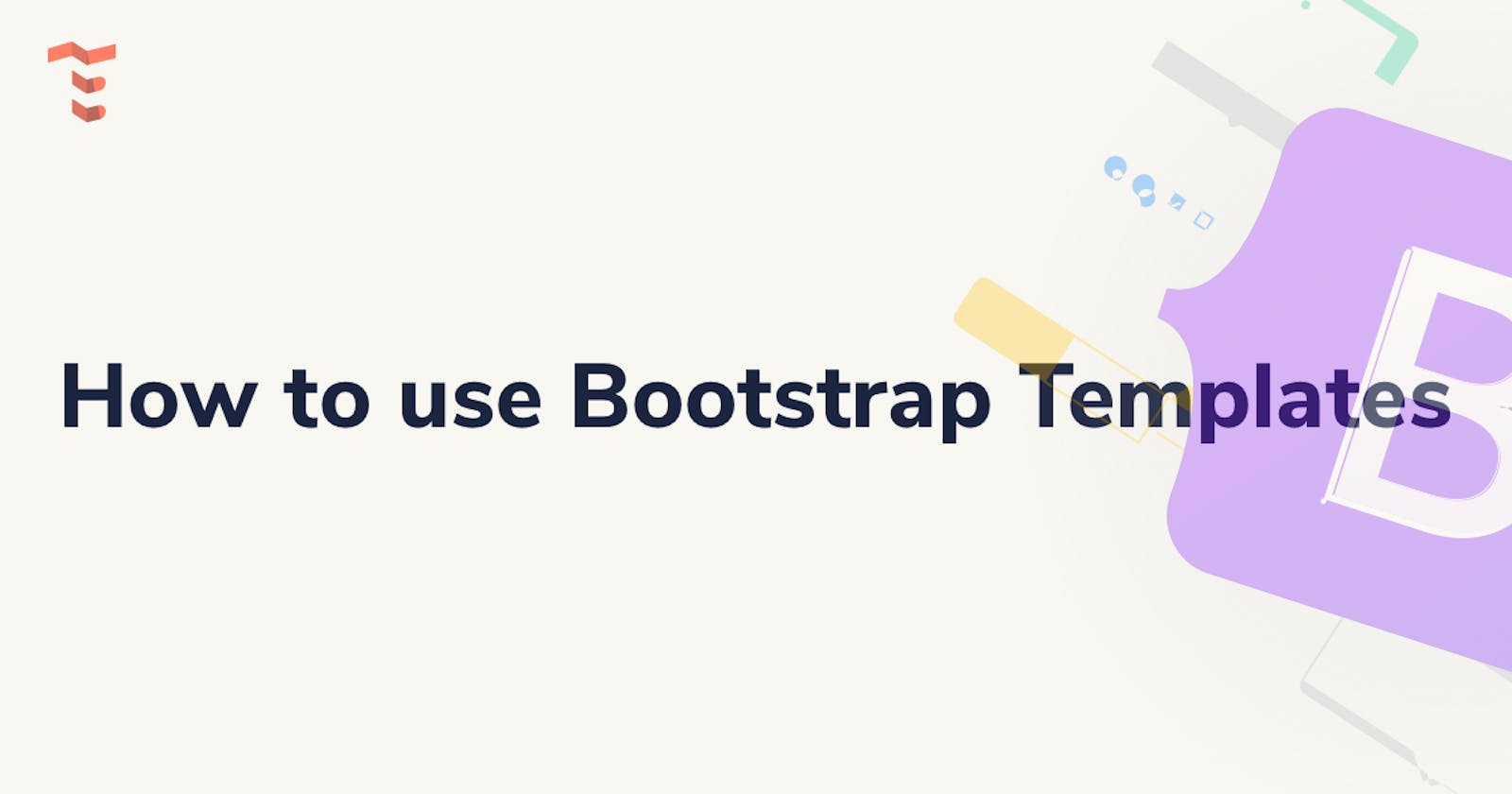 How to use Bootstrap templates