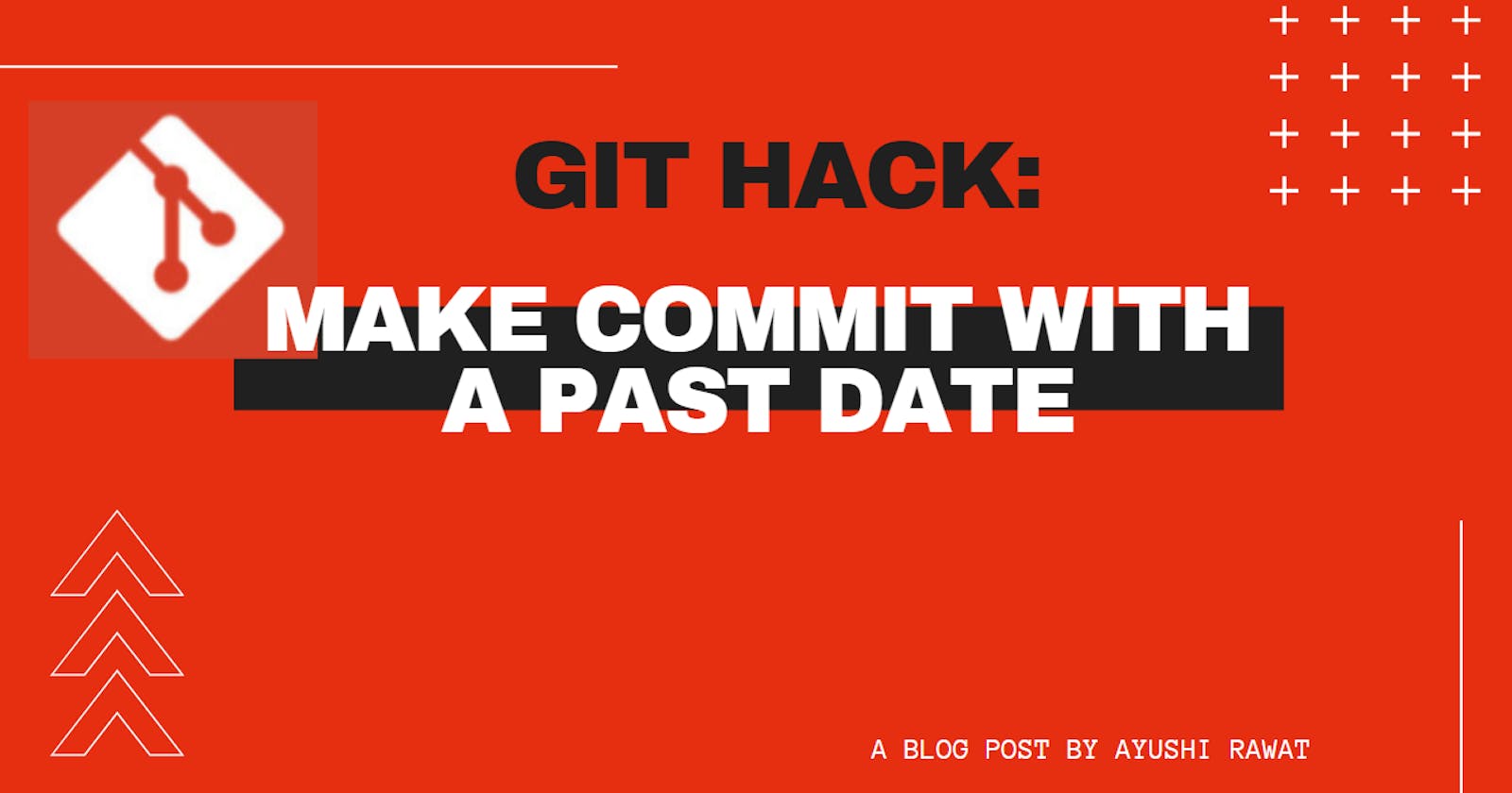 Git Hack: Make commit with a past date