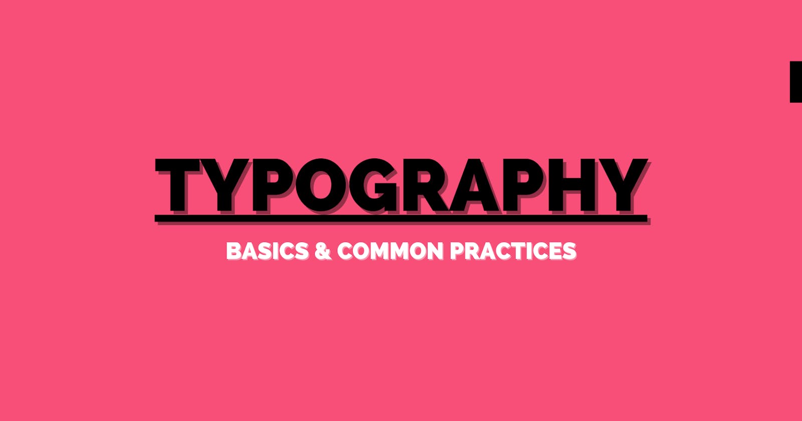 Typography basics and best practices for software developers