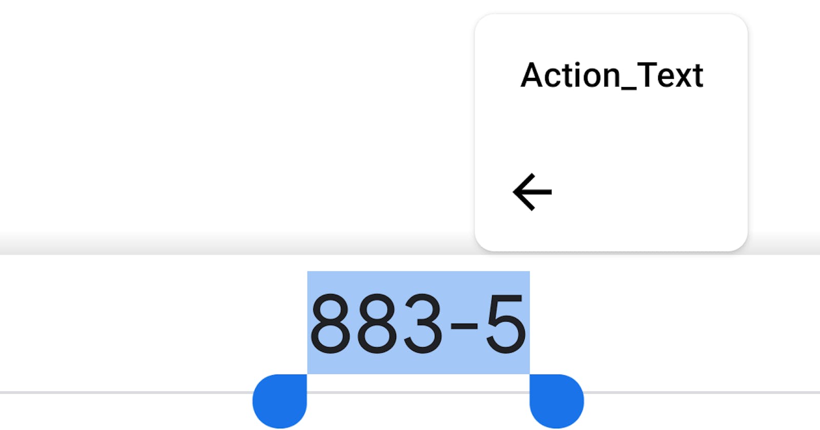 Adding text selection action in android for Flutter apps.