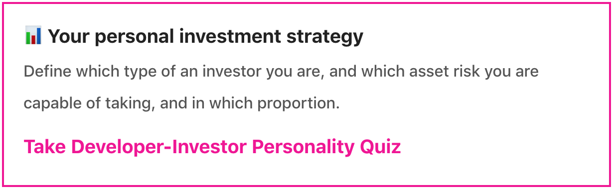 Investor Personality Quiz