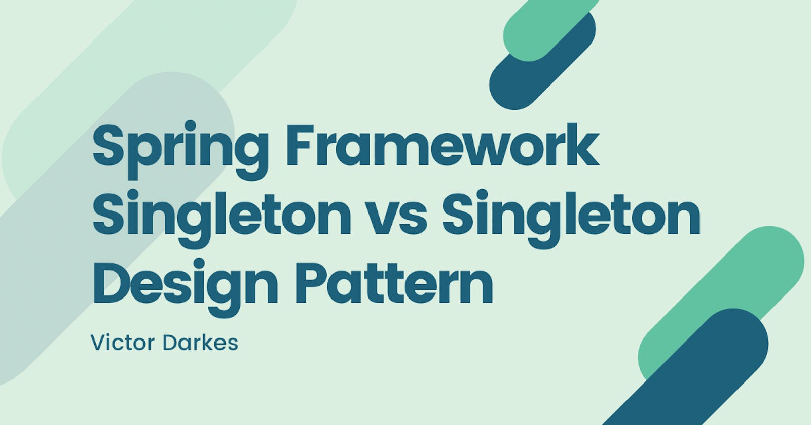 Spring Framework Singleton vs Singleton Design Pattern