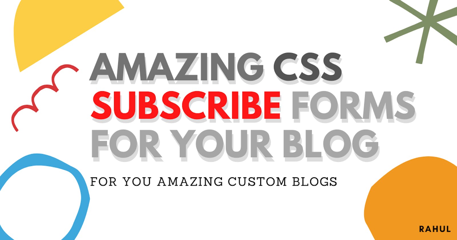 Amazing and animated CSS subscribe forms you need for your website