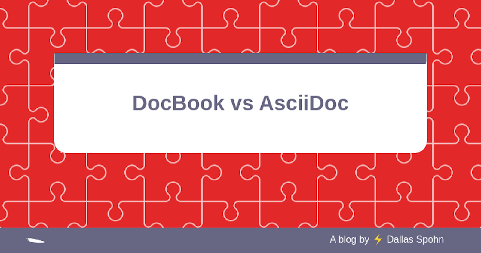 AsciiDoc vs DocBook pros and cons