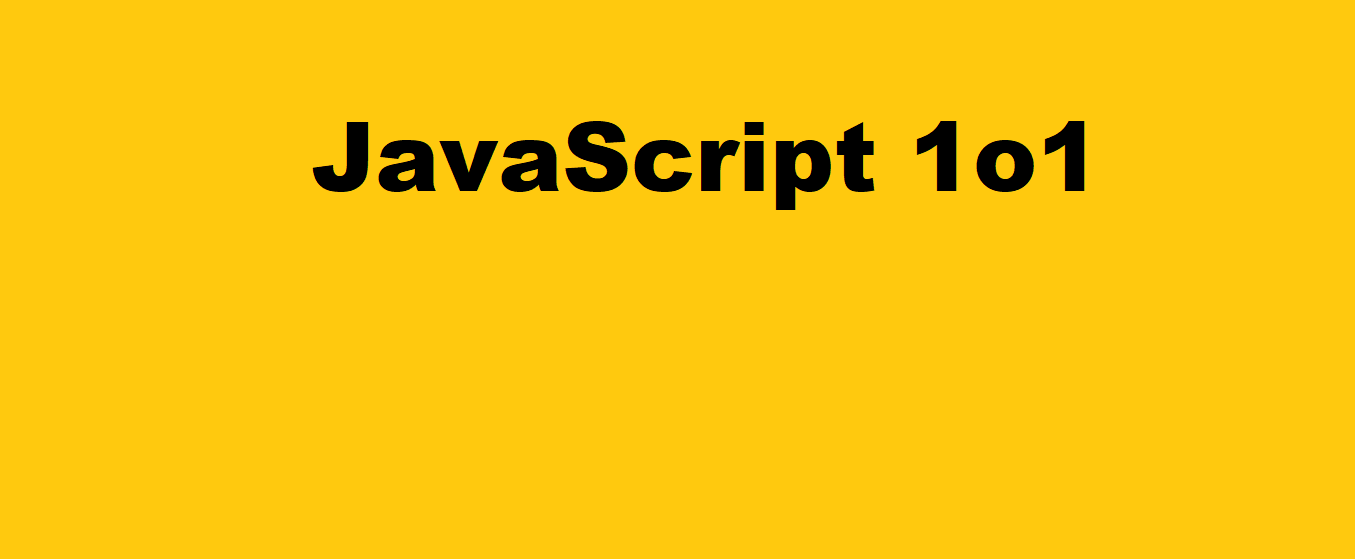 JavaScript 1o1