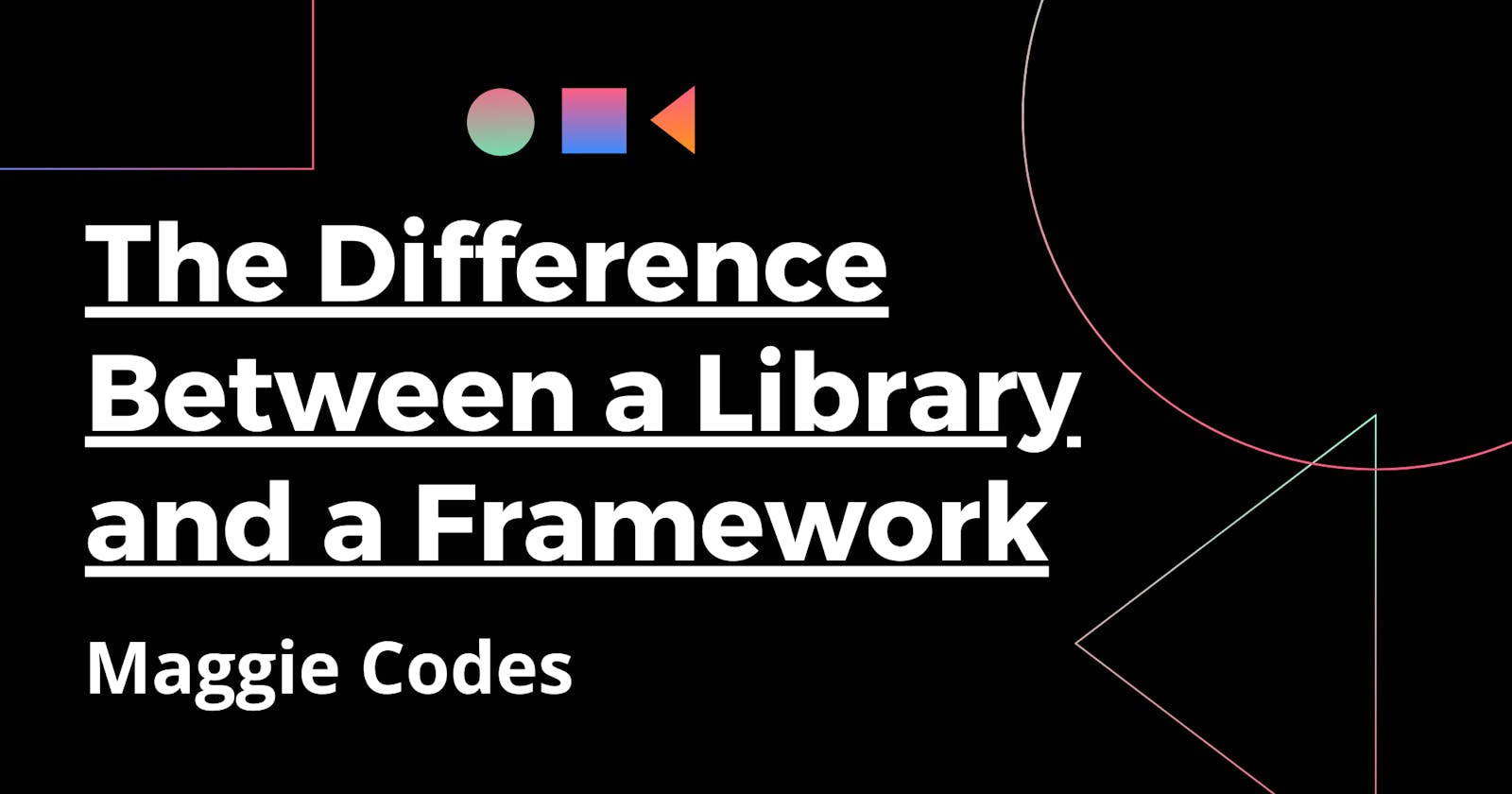 The Difference Between a Library and a Framework
