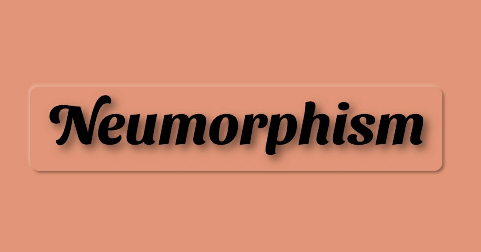 NEUMORPHISM | Soft UI