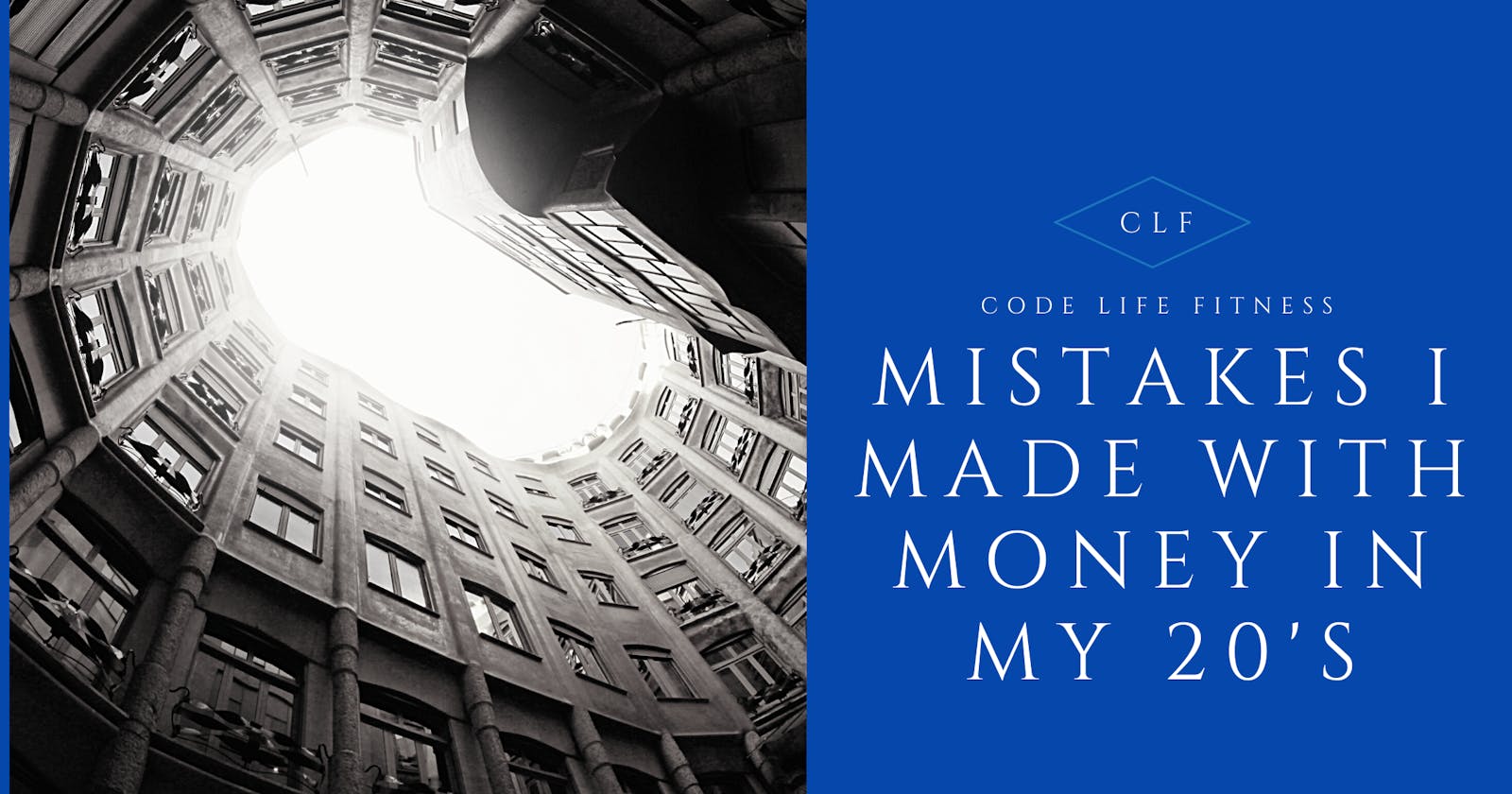 Mistakes I made with money in my 20s 
Actions that I take to correct those mistakes in the early 30s.