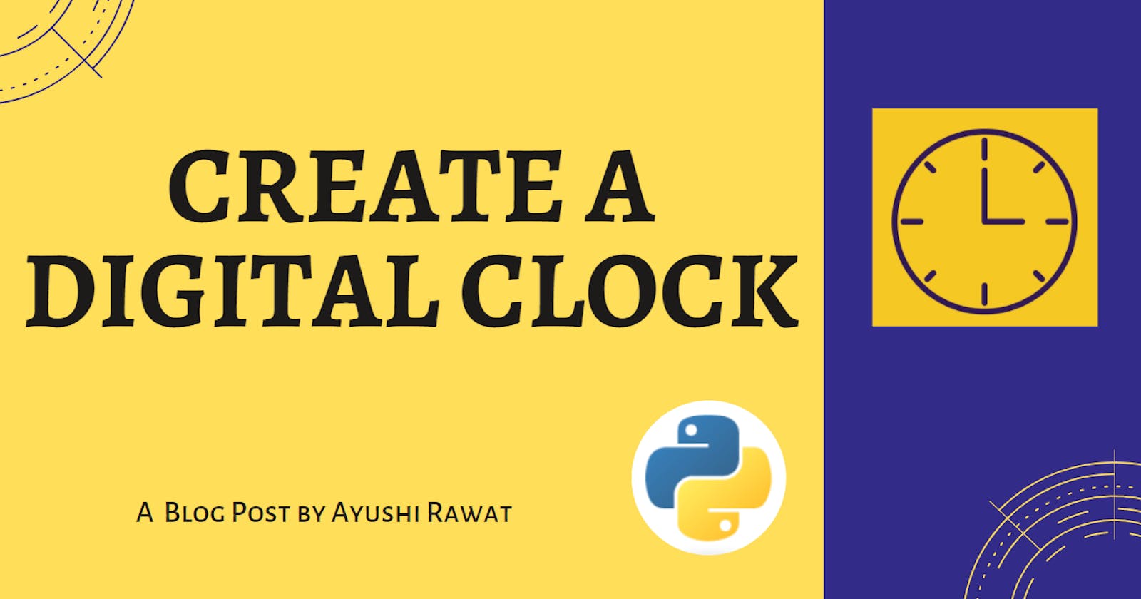 Create A Digital Clock with Python