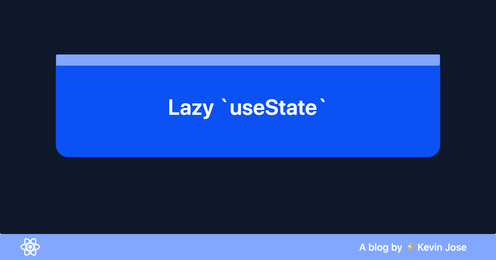 Lazy state initialization `React.useState`