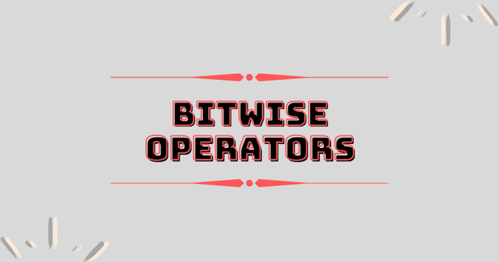 Bitwise operators in python!