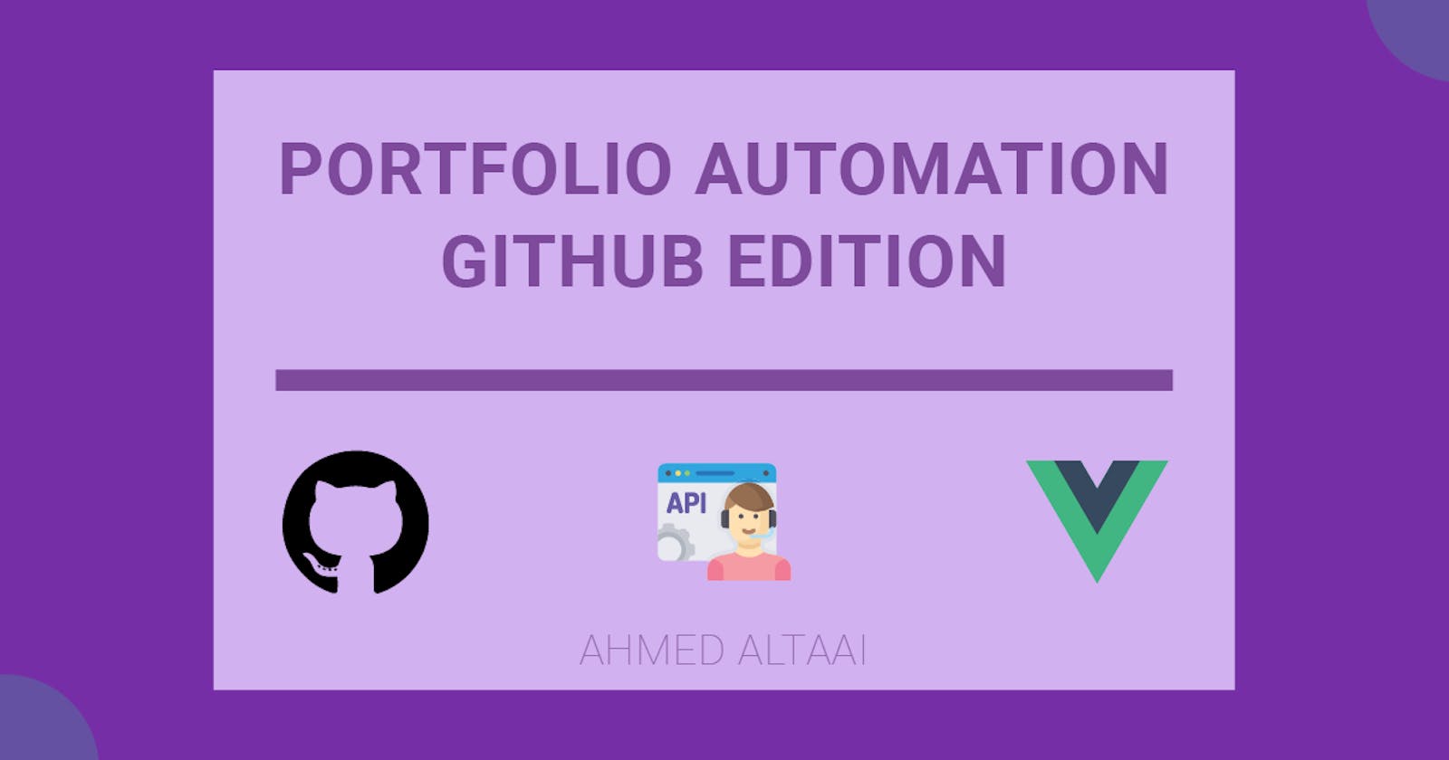 How to automate your portfolio website [Part 1]