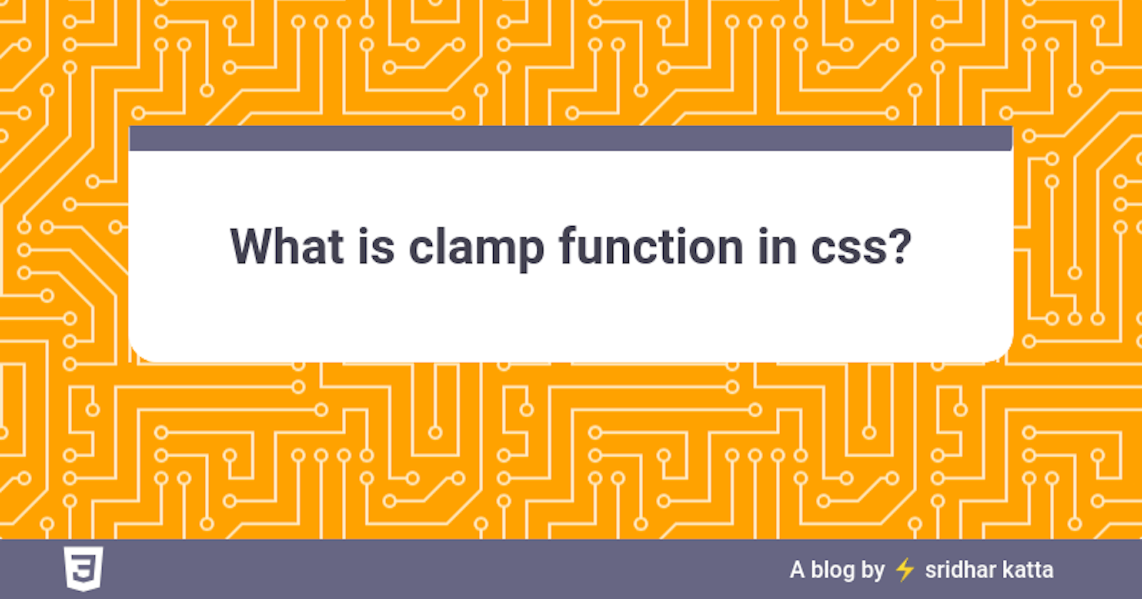 What is clamp function in CSS?