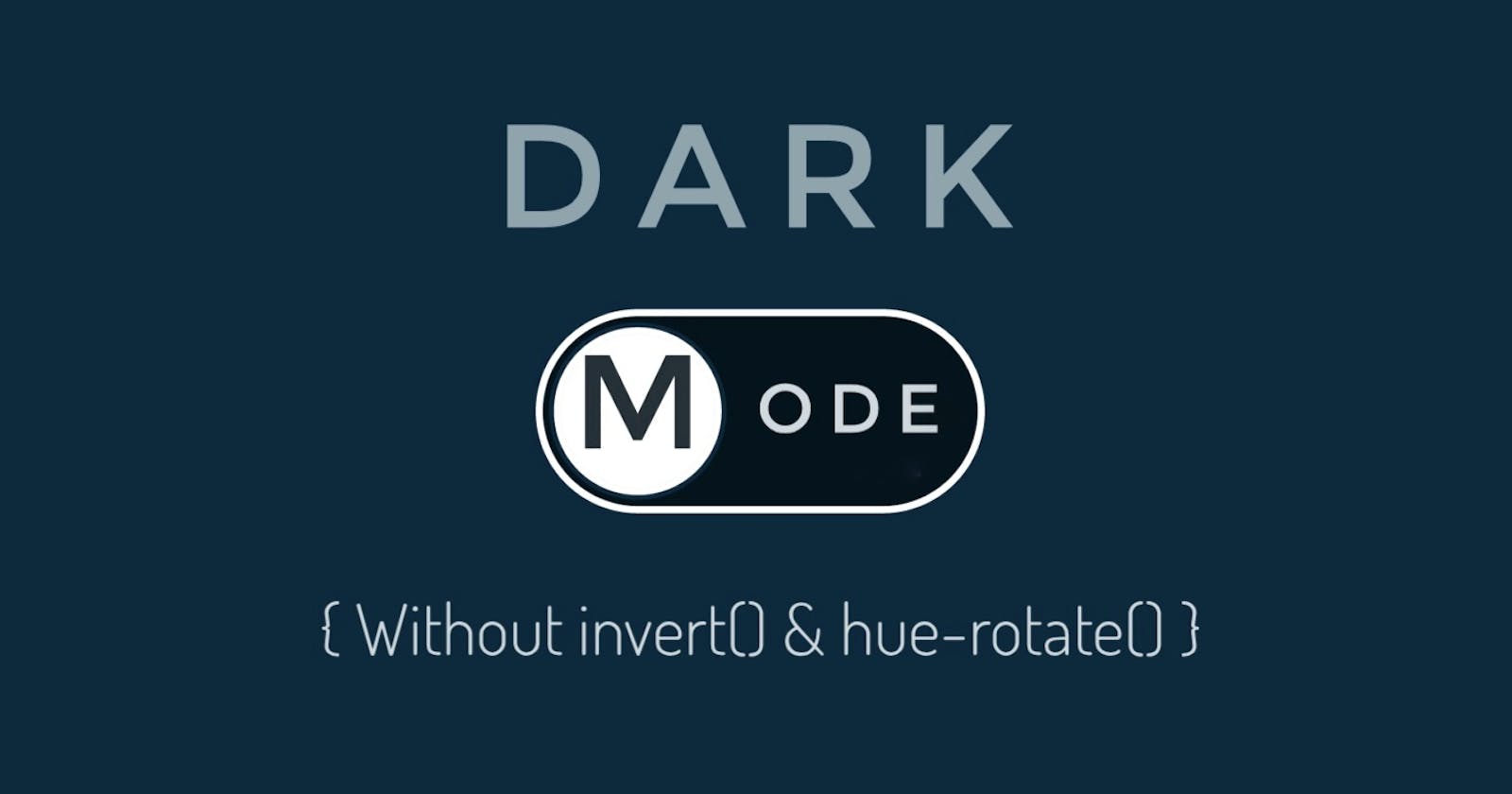 Dark Mode in CSS Part-2