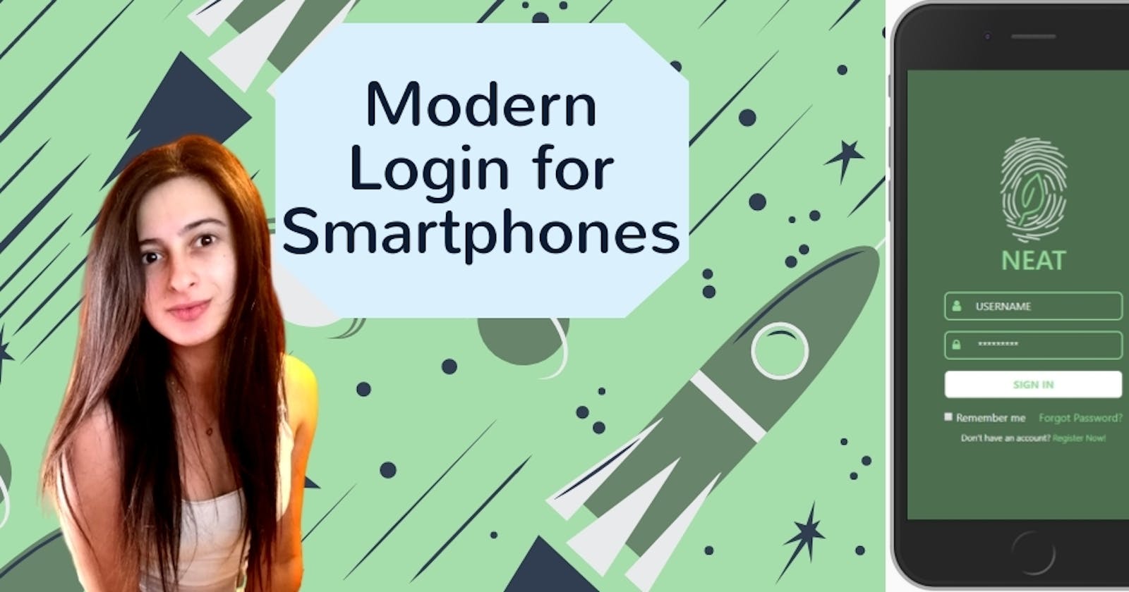 Create A Responsive Modern Login Form for Smartphones