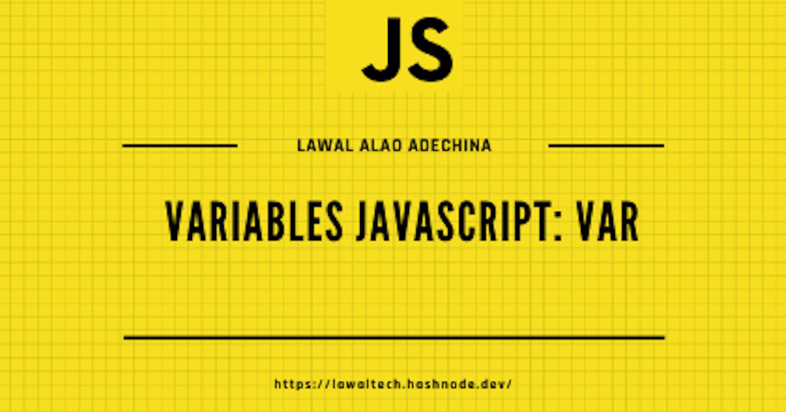Variables Javascript: var