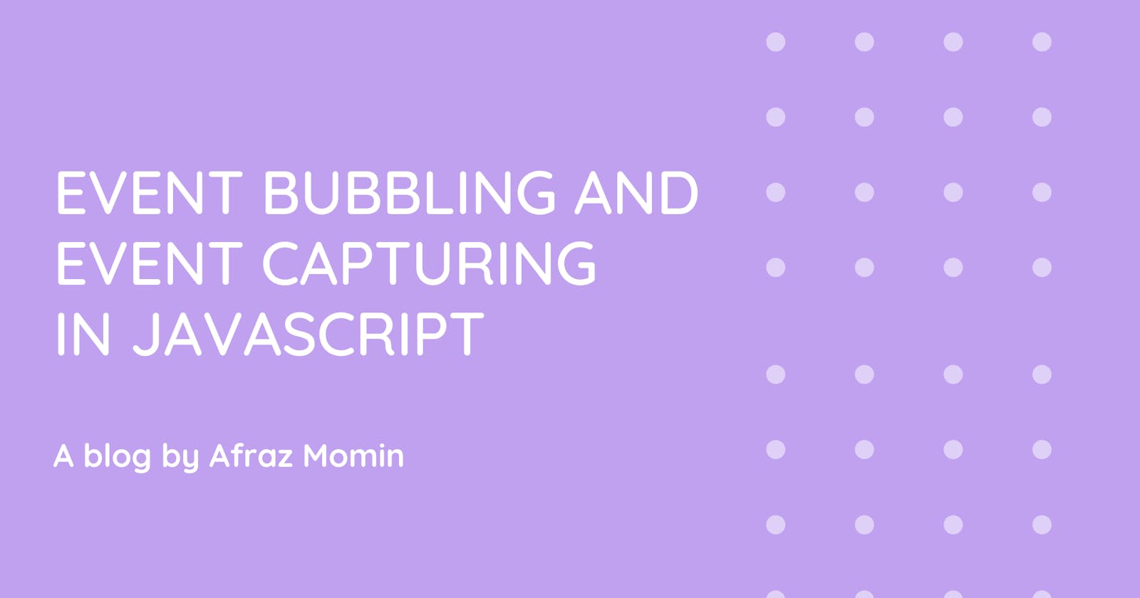 Event Bubbling and Event Capturing in Javascript