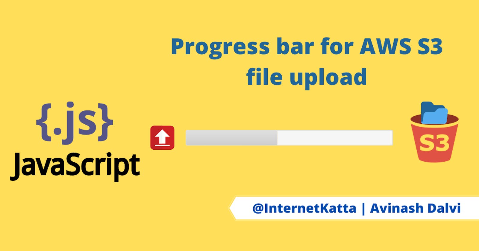 Develop progress bar for AWS S3 file upload using Javascript