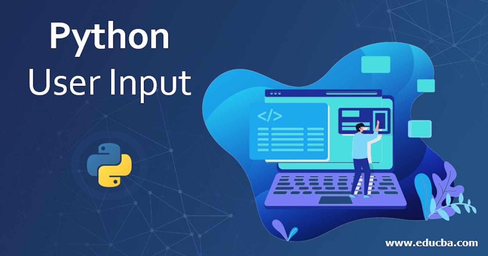 Learn to use and interpret input from the user - Python
