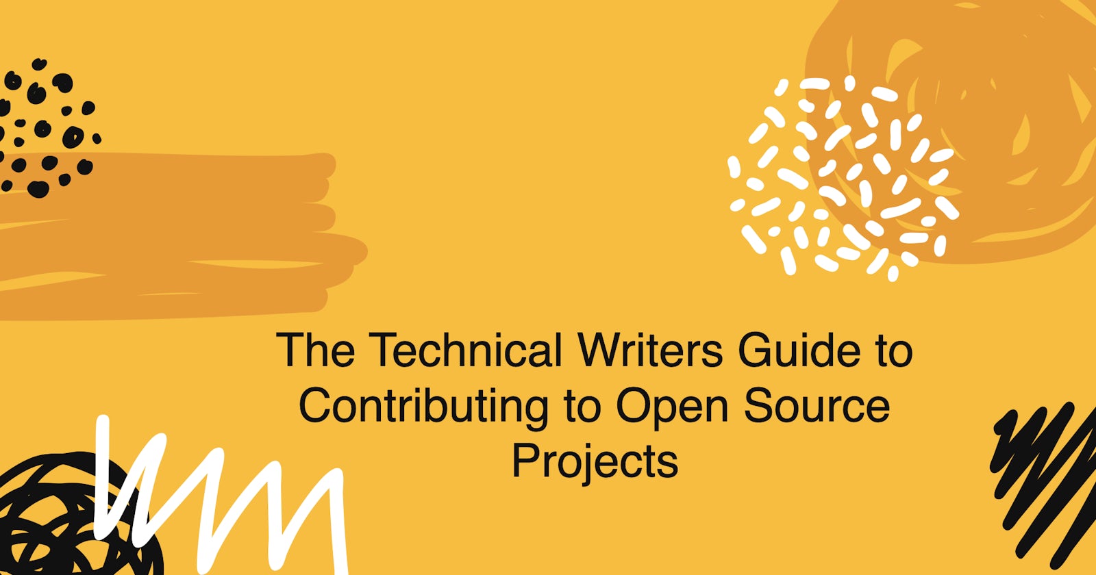 The technical writers guide to contributing to open source projects