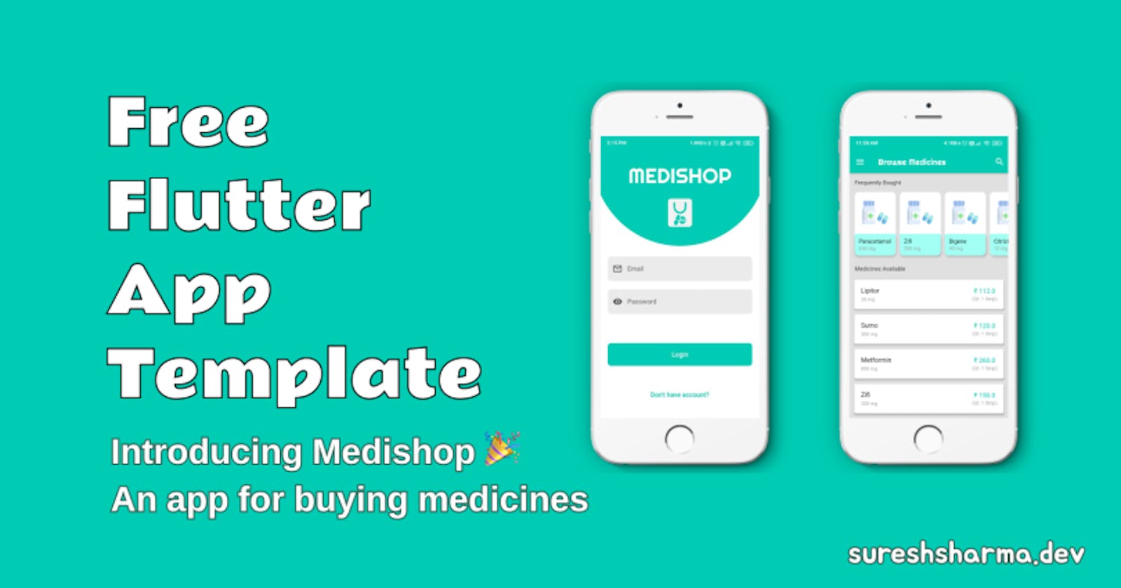 Introducing Medishop: Free Flutter App Template