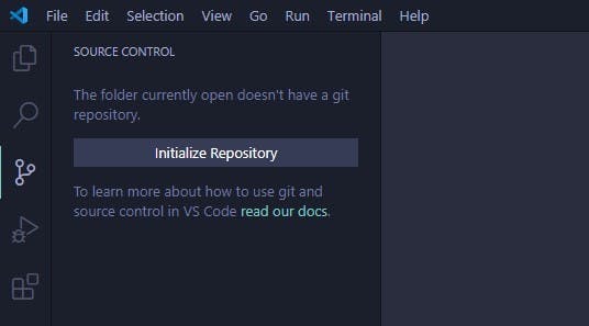 Init Repo on VSCode