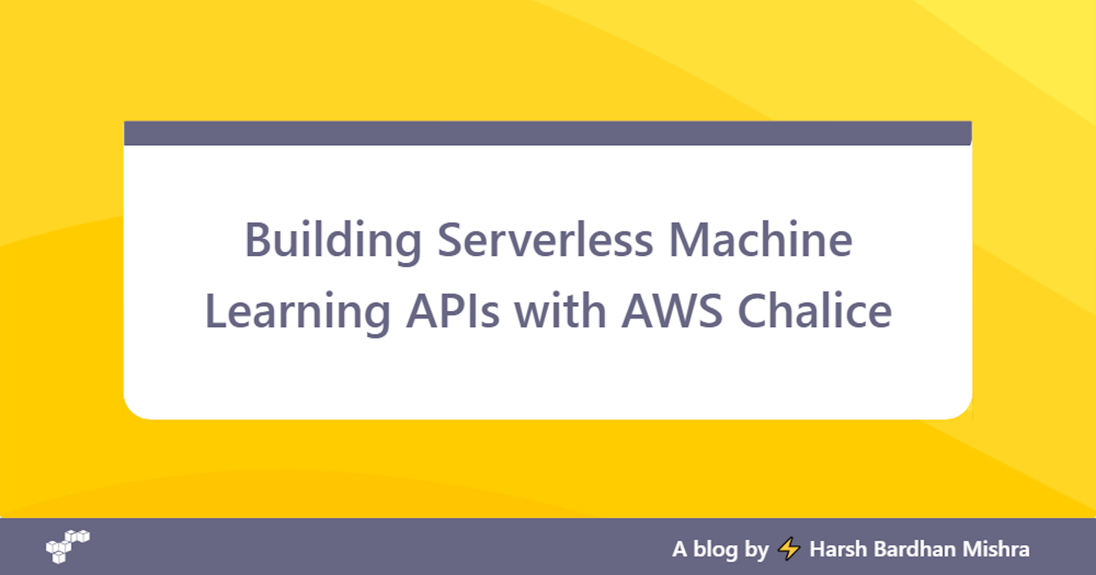 Building Serverless Machine Learning APIs with AWS Chalice