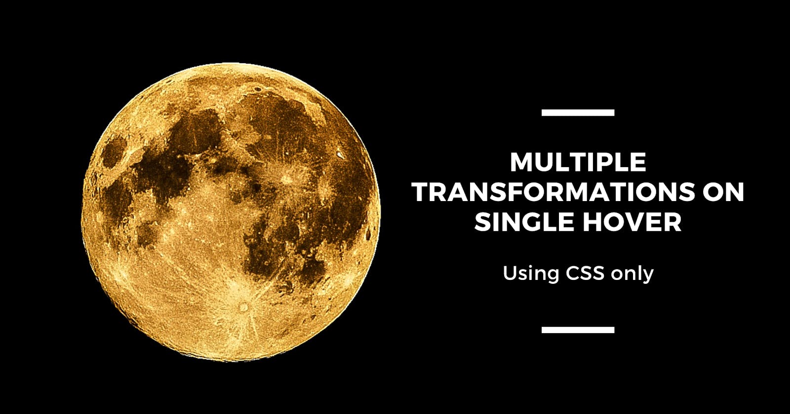 Multiple Transformations On Single Hover Using CSS