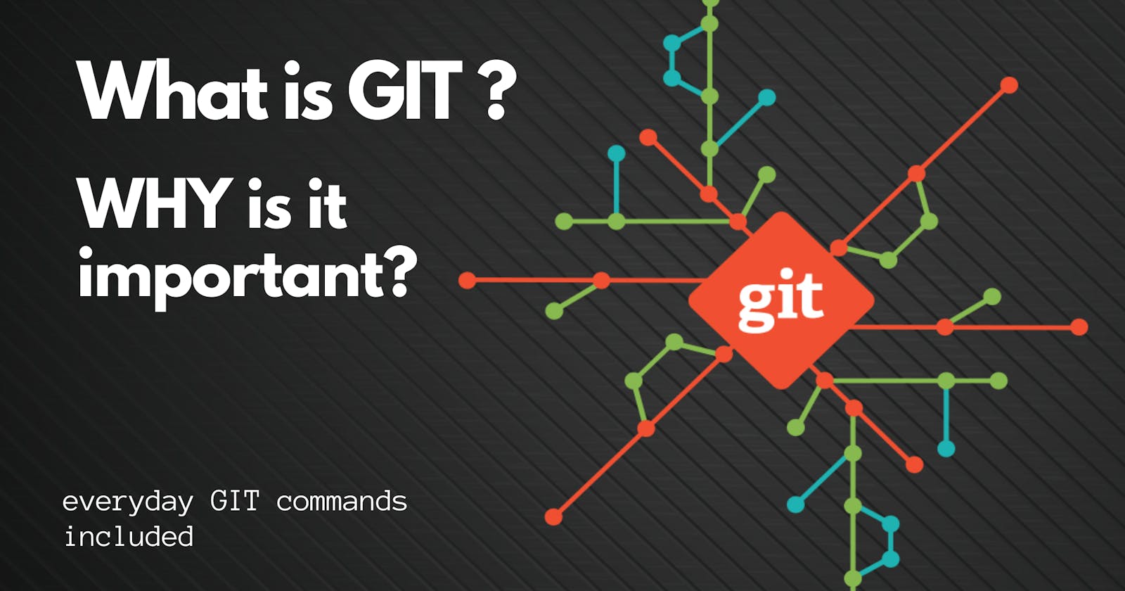 What is GIT? and WHY is it Important? EXPLAINED in a NutShell; Including EverydayGIT commands
