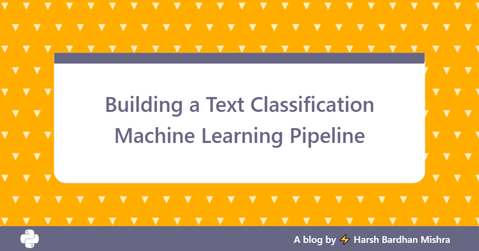 Building a Text Classification Machine Learning Pipeline