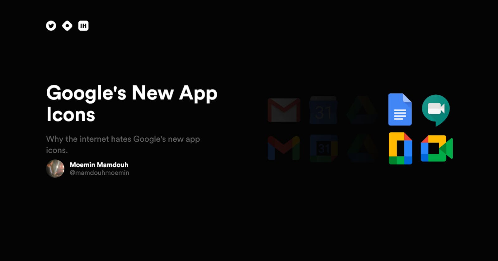 Aesthetics Over Usability — Google's New App Icons