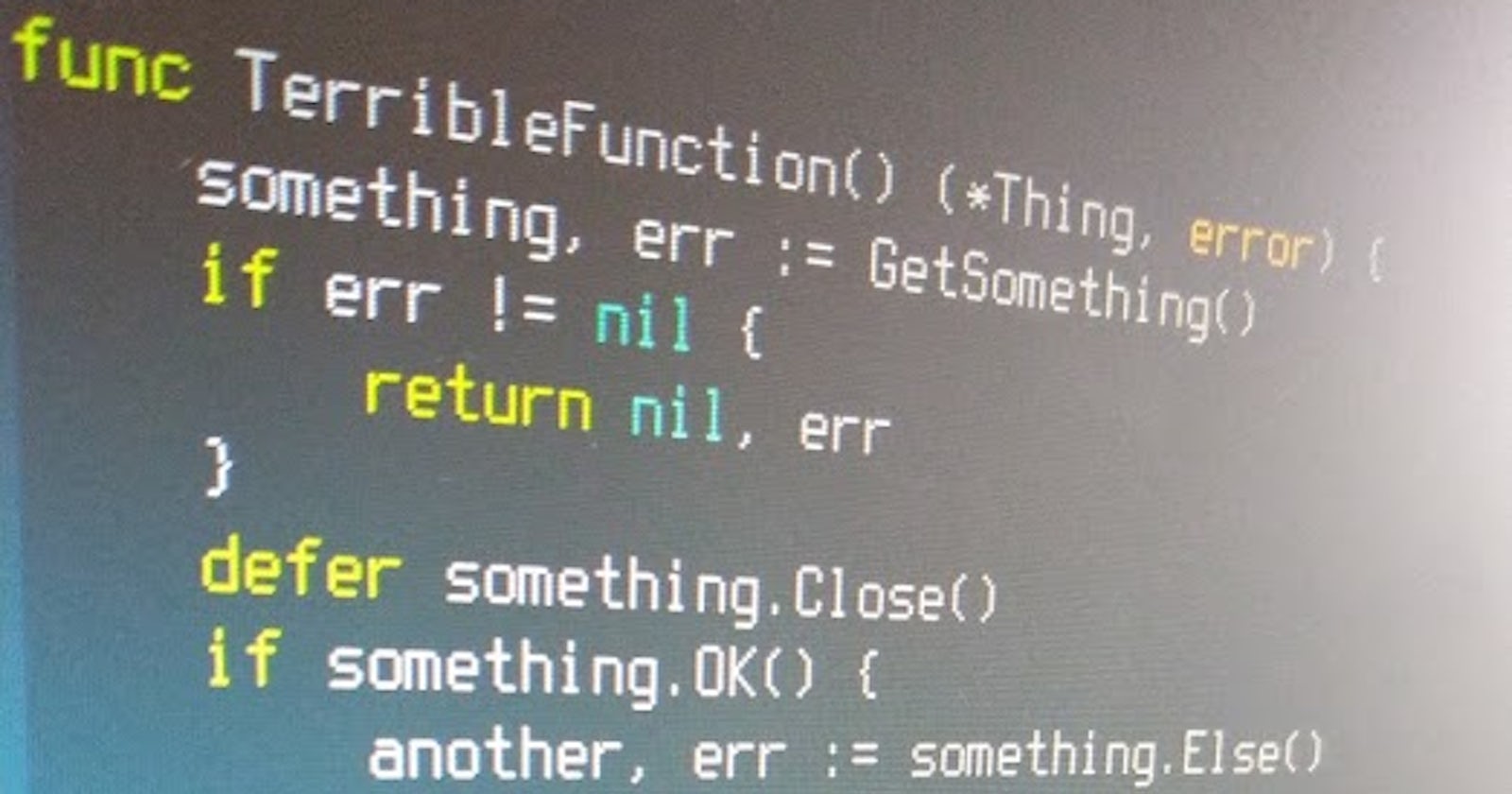 Write better code and be a better programmer by NEVER USING ELSE statements