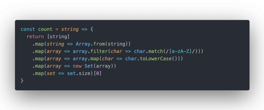 Refactor a function to be more functional