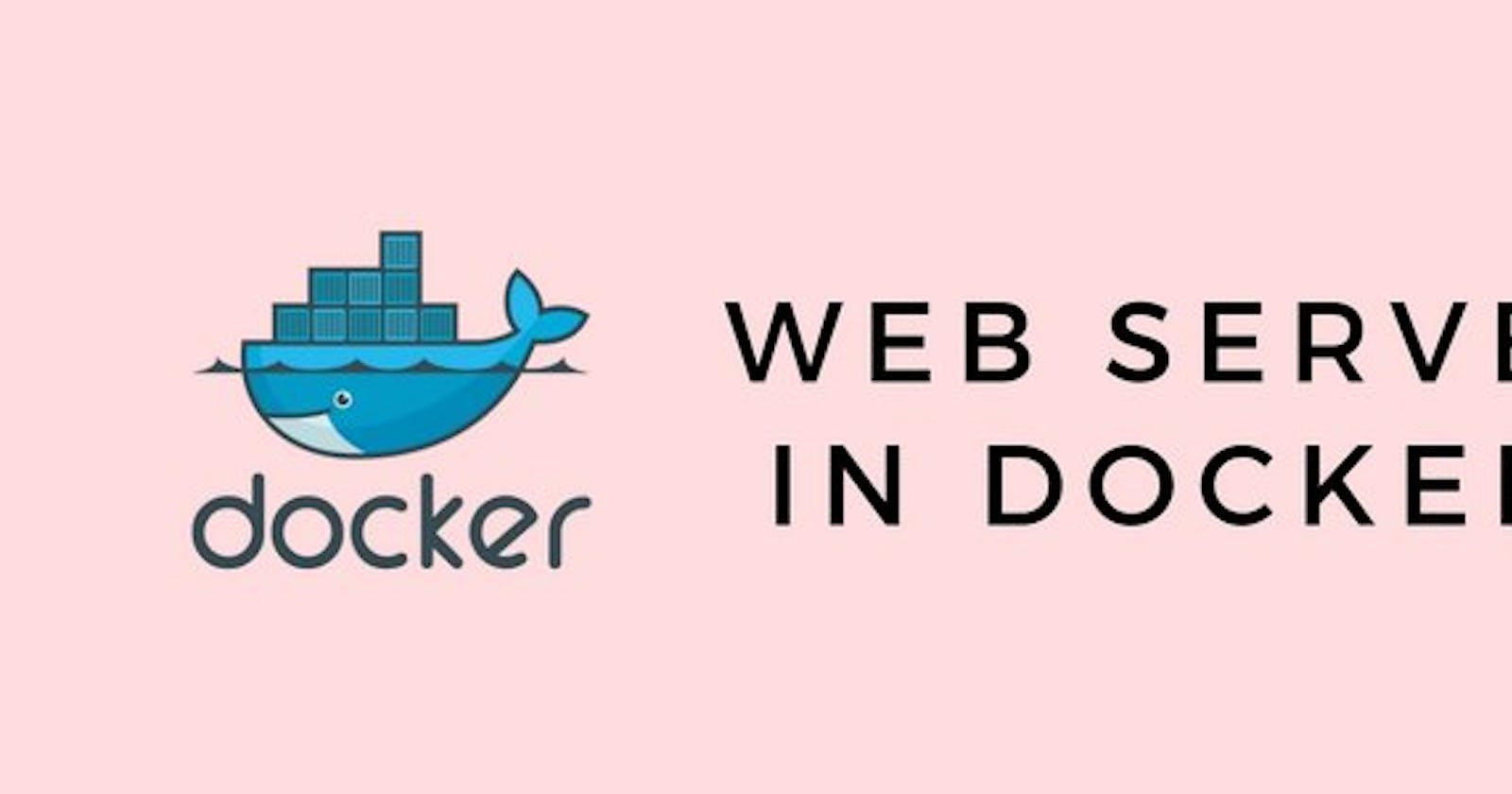 How to configure Web Server on Docker Container