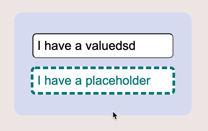 CSS placeholder-shown