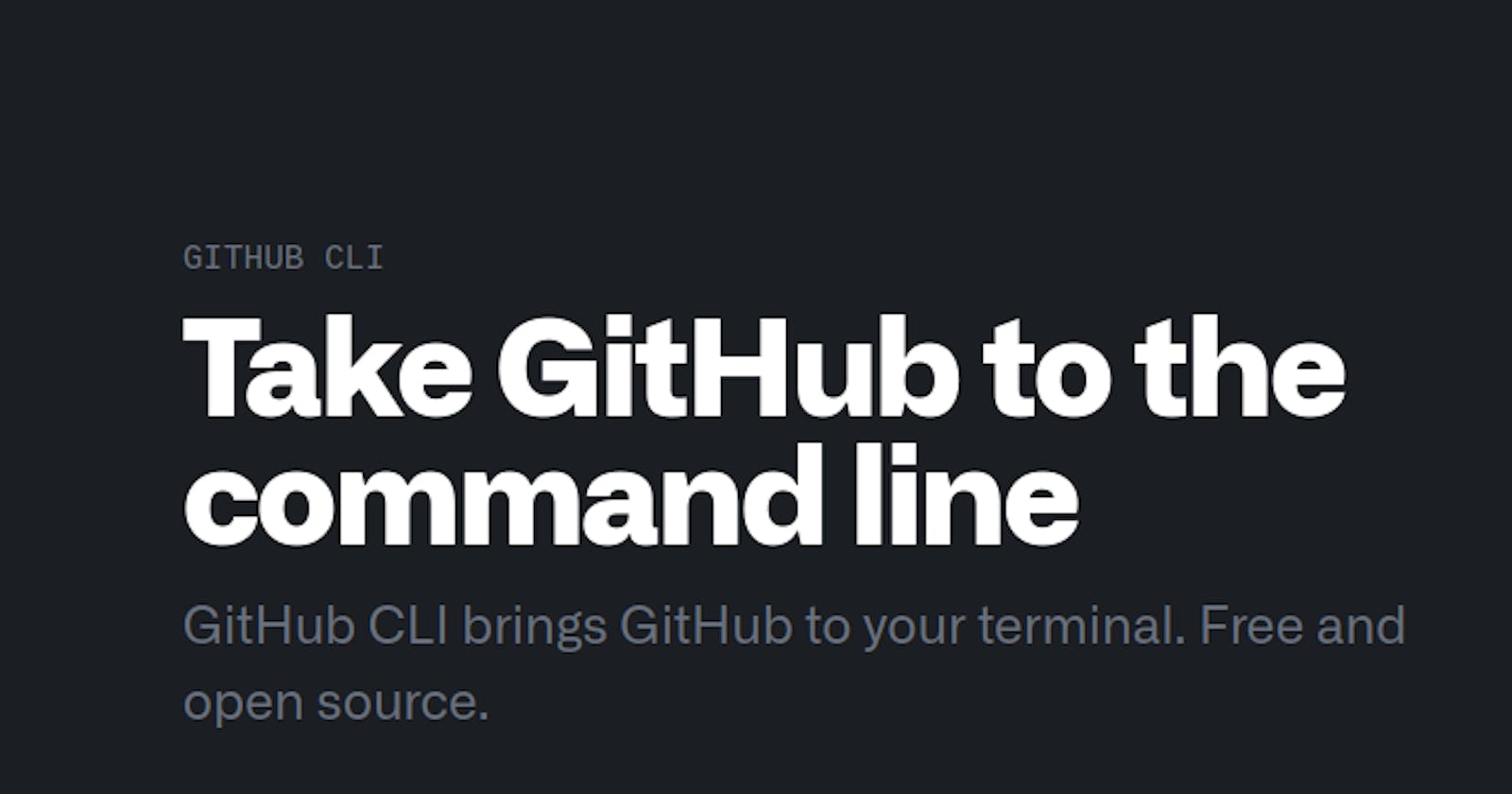 The GitHub CLI (gh repo clone)