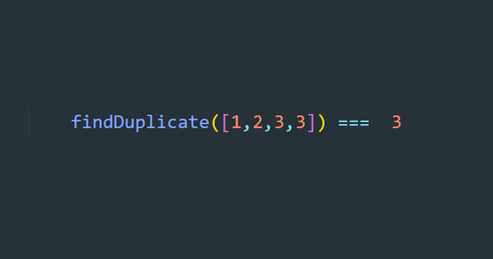 What Number is Duplicated in the Array?