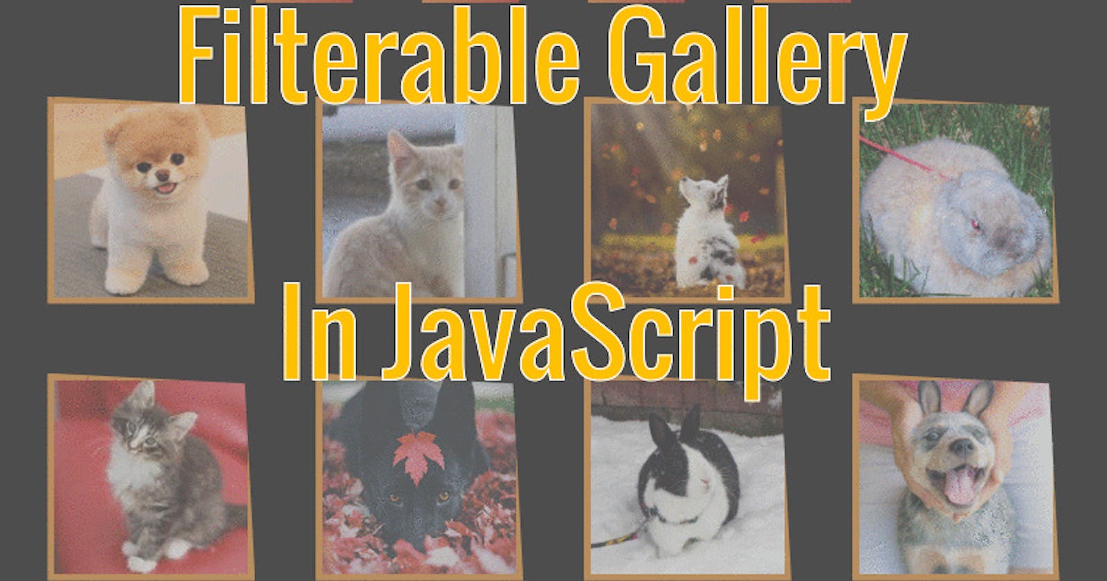 Filterable Gallery with JavaScript