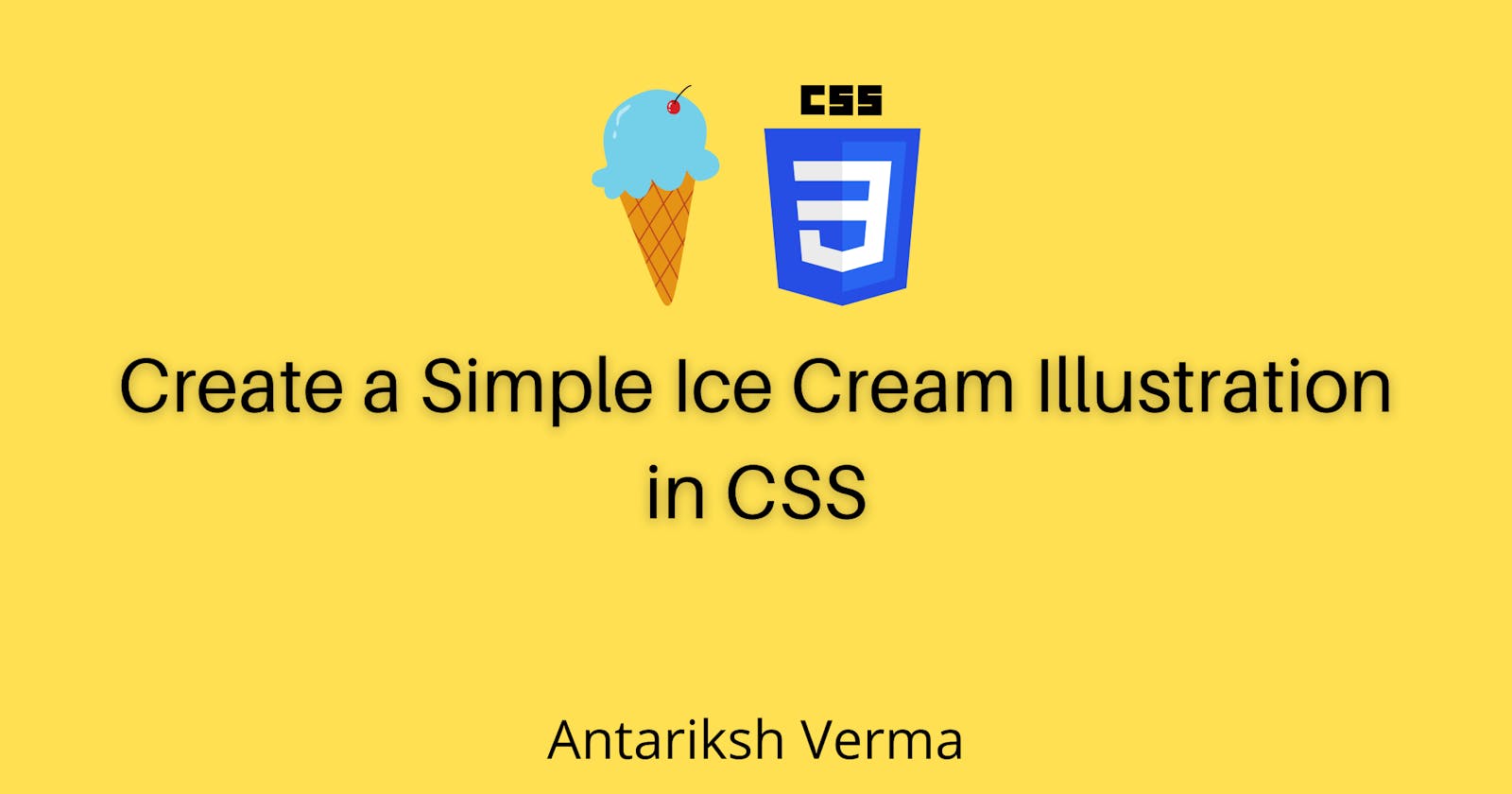 Create a Simple Ice Cream Illustration in CSS