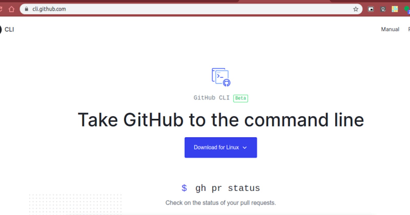 Using Github's CLI on Ubuntu & Commands.