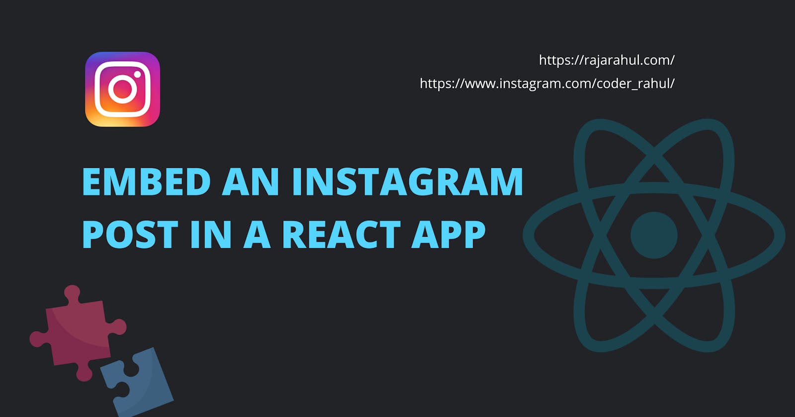 Embed an Instagram post in a React App