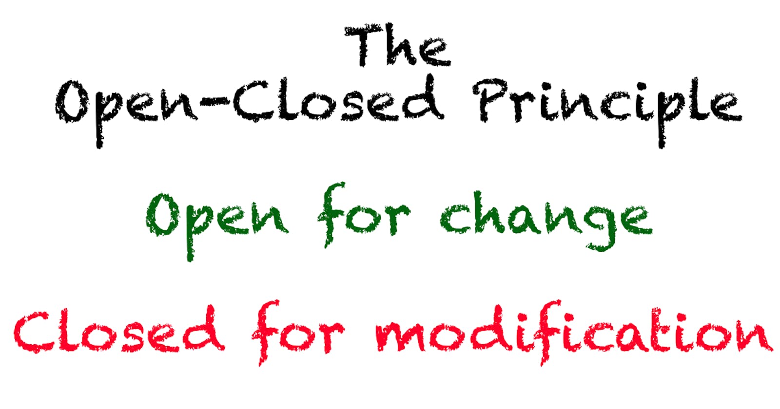 OCP - The Open-Closed Principle